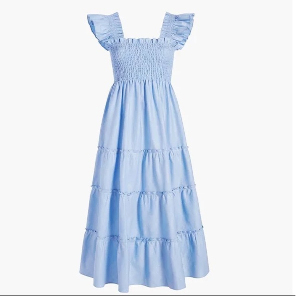 Blue sparkle Hill House Home nap dress medium M like new